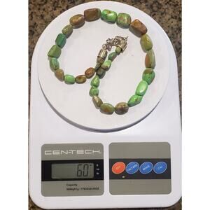 Vintage Jay King DTR Turquoise Necklace | 925 Sterling, Graduated Stones, 16–19”